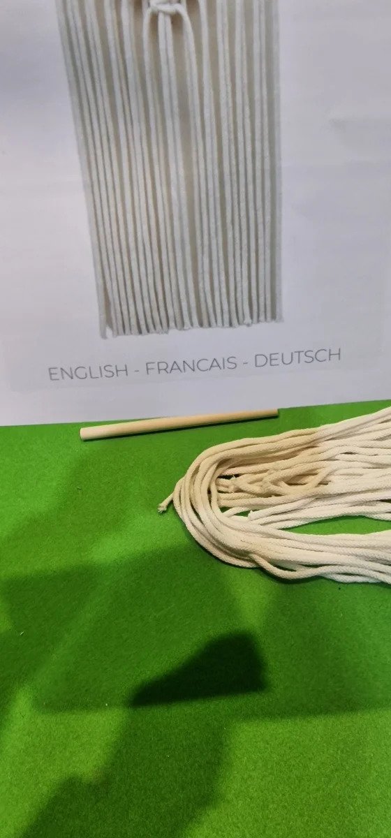 Kit de macramé para principiantes para colgar en la pared - Imagen 4