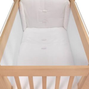 Juego de minicuna, 2 piezas Edredón y Parachoques 60 x 120