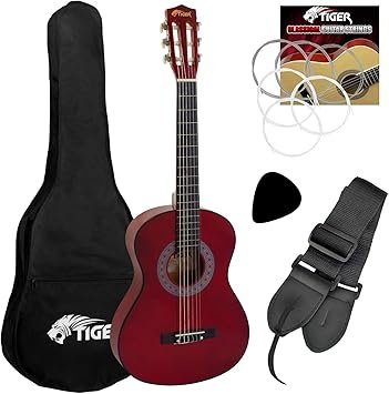 Tiger Set de Guitarra Clásica, Tamaño 1/4