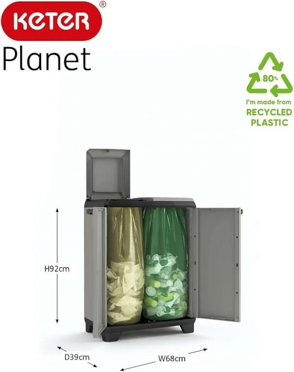 Keter mueble Papelera Planet 220 litros - Imagen 2