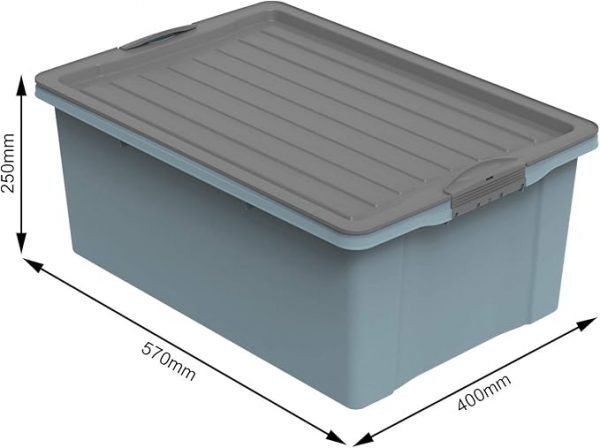 Rotho Compact Caja de almacenaje 38 L con tapa - Imagen 2