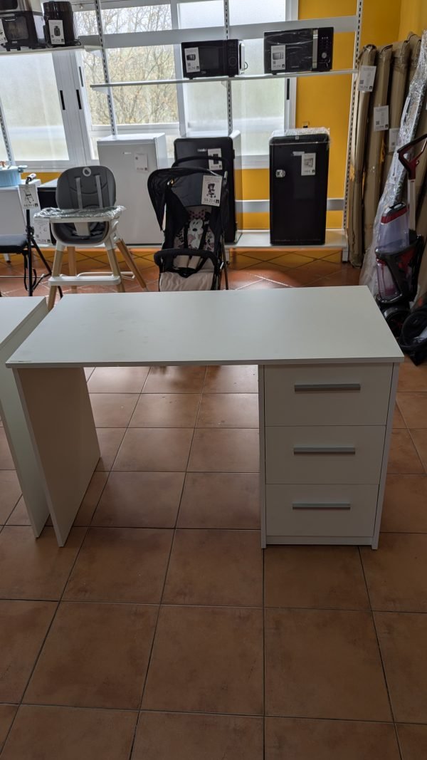 Escritorio moderno para oficina en casa con 3 cajones - Imagen 5
