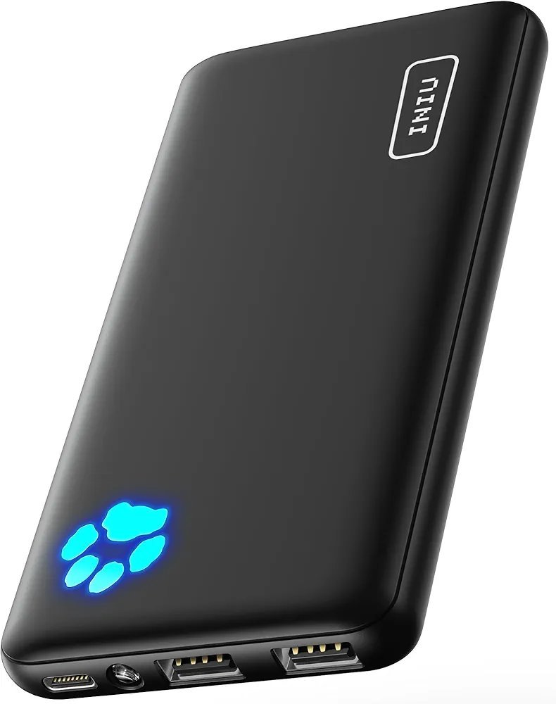 INIU Power Bank, Slimmest USB C Triple 3A