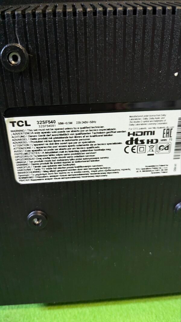 REPUESTOS TCL 32SF540-32" FHD Smart TV - Imagen 5