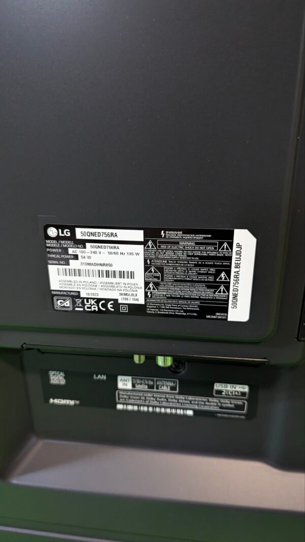 REPUESTOS LG 50QNED756RA 50" - Imagen 5