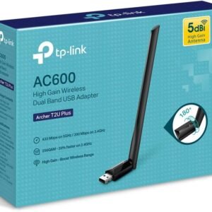 TP-Link Archer T2U Plus - Adaptador wifi usb 5G & 2.4G Hz, Antena Wi-Fi