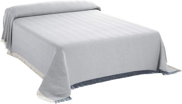 Martina Home Foulard Multiusos Espiga 180X260 Cm Crudo/Gris - Imagen 2