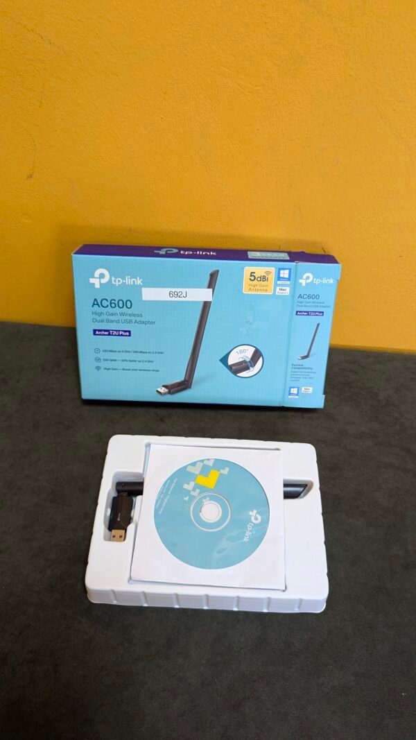 TP-Link Archer T2U Plus - Adaptador wifi usb 5G & 2.4G Hz, Antena Wi-Fi - Imagen 4