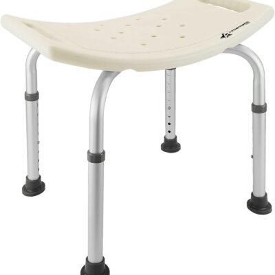 PrimeMatik Taburete de ducha para peso max 110 Kg