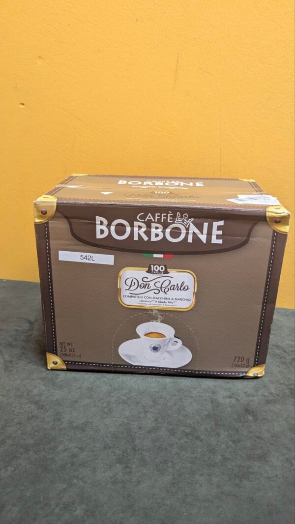 Caffè Borbone Don Carlo, Mezcla de Café Azul - 100 Cápsulas - Imagen 6