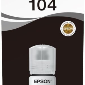 Epson C13T00P140 Tinta 104 negro, 4500 Lados EcoTank, 65 ml