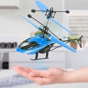 Mini helicóptero de inducción RC con luz de retención de altitud