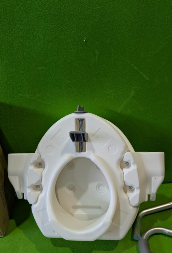 Elevador WC para Adultos, 17cm con reposabrazos abatibles y Acolchados - Imagen 4