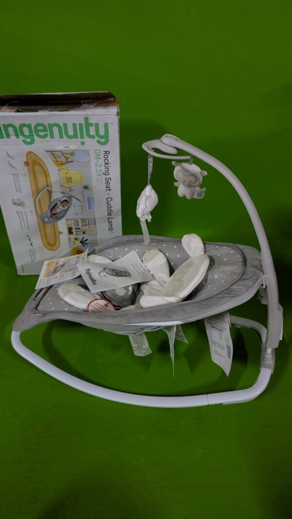 Ingenuity, Hamaca Mecedora para Bebés hasta 18 kg - Imagen 5