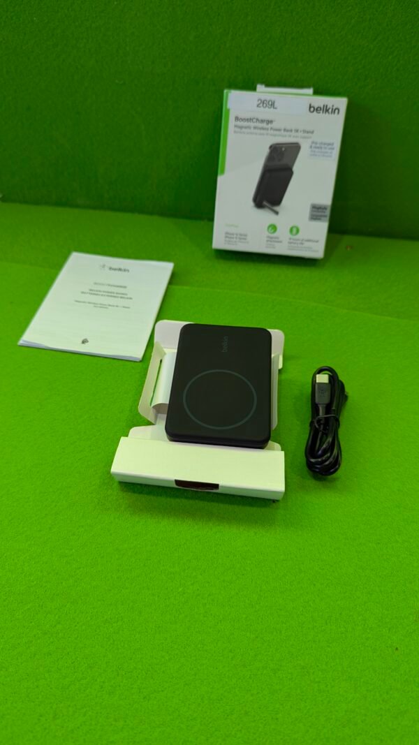Belkin Cargador portátil banco de energía inalámbrico de 5000 mAh, cargador MagSafe de 7.5 W - Imagen 2