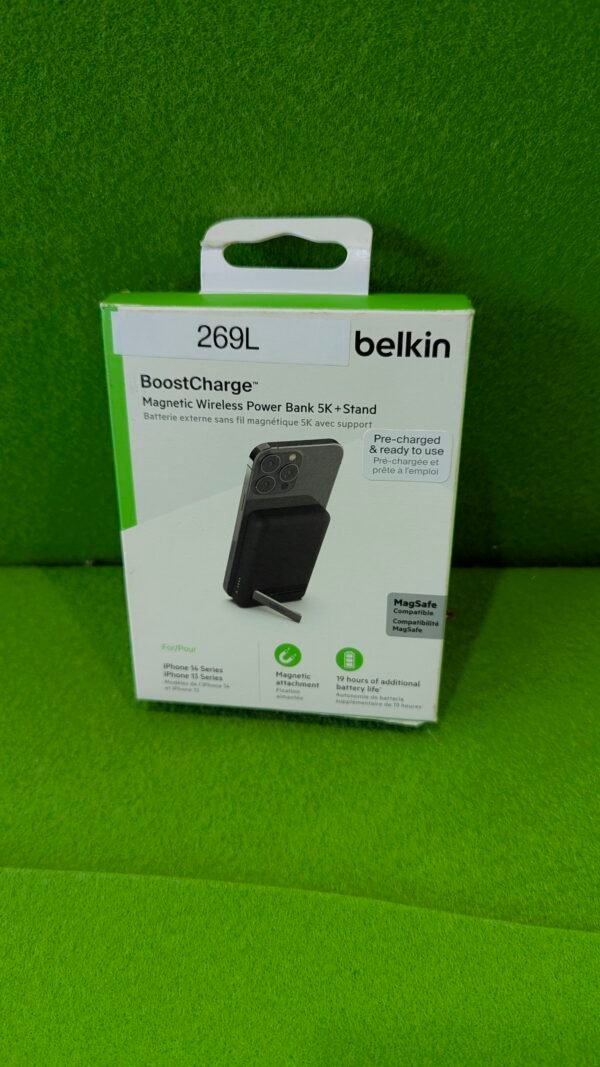 Belkin Cargador portátil banco de energía inalámbrico de 5000 mAh, cargador MagSafe de 7.5 W - Imagen 7