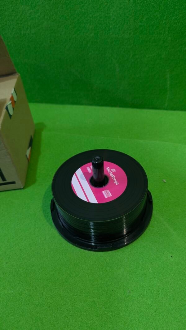 32 Discos CD en blanco DD-R de vinilo con fondo negro 52 x 700 mb 80m - Imagen 3
