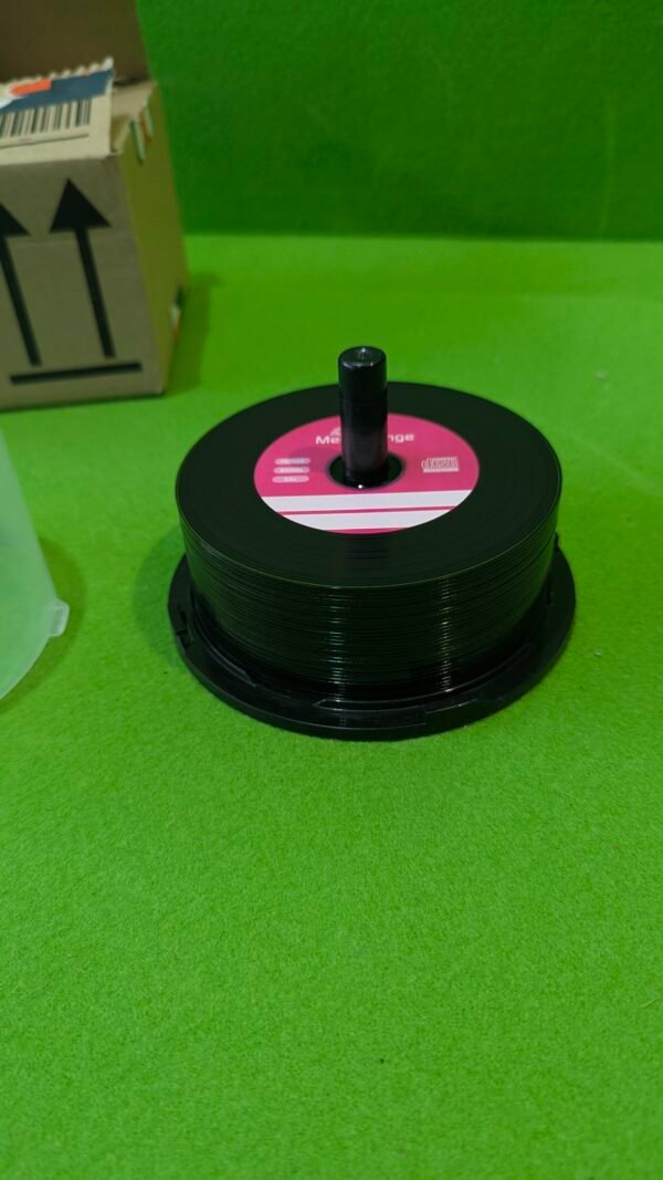 32 Discos CD en blanco DD-R de vinilo con fondo negro 52 x 700 mb 80m - Imagen 5