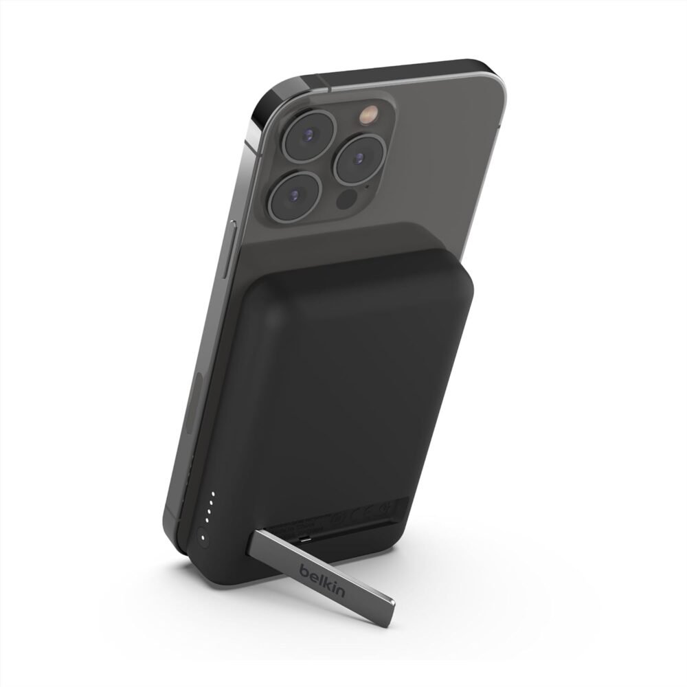 Belkin Cargador portátil banco de energía inalámbrico de 5000 mAh, cargador MagSafe de 7.5 W