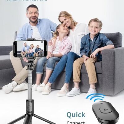 Trípode con Control Remoto Inalámbrico Desmontable