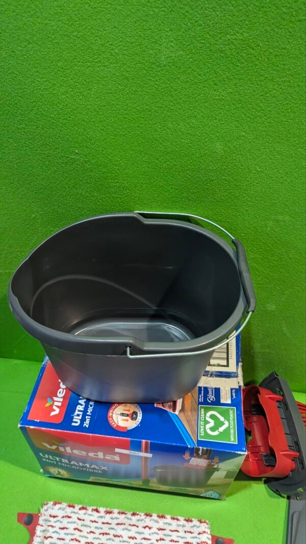 Vileda Ultramax  Mopa de microfibras para Fregar y Cubo con escurridor - Imagen 5