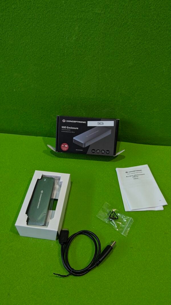 Conceptronic DDE03G - Carcasa para Disco Duro SSD M.2/USB3.0 SATA - Imagen 2