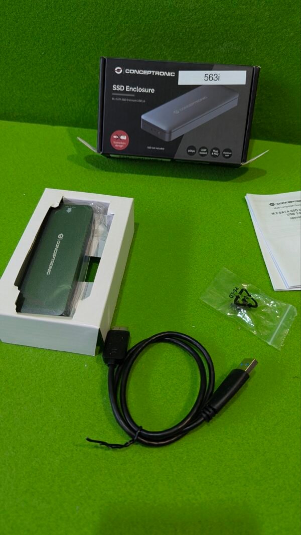 Conceptronic DDE03G - Carcasa para Disco Duro SSD M.2/USB3.0 SATA - Imagen 3