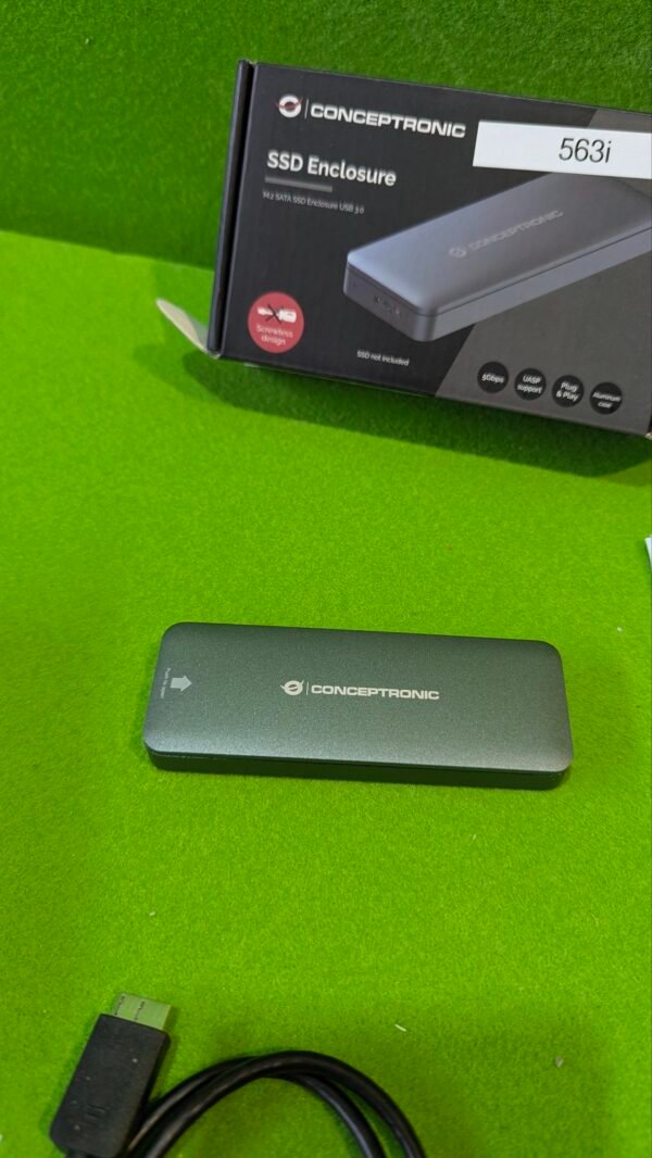 Conceptronic DDE03G - Carcasa para Disco Duro SSD M.2/USB3.0 SATA - Imagen 4