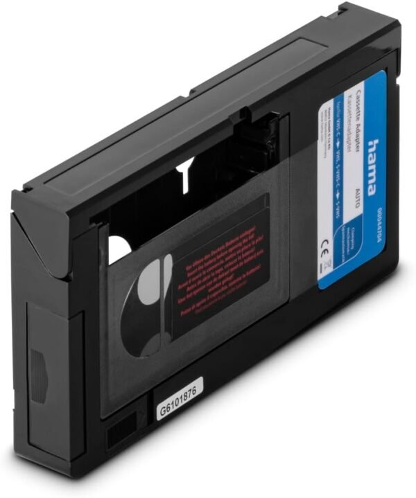 Hama VHS-C/VHS Adaptador de cassette 00044704, VHS-C/VHS