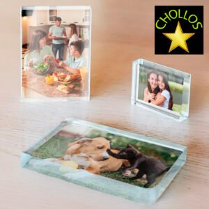 Recuerdo de cristal Photo Block 100mm x 150mm x 18mm