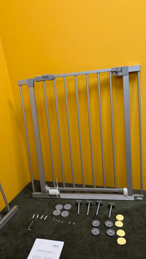 hauck Stop N Safe 2 Silver Barrera Seguridad 96–101 cm - Imagen 5