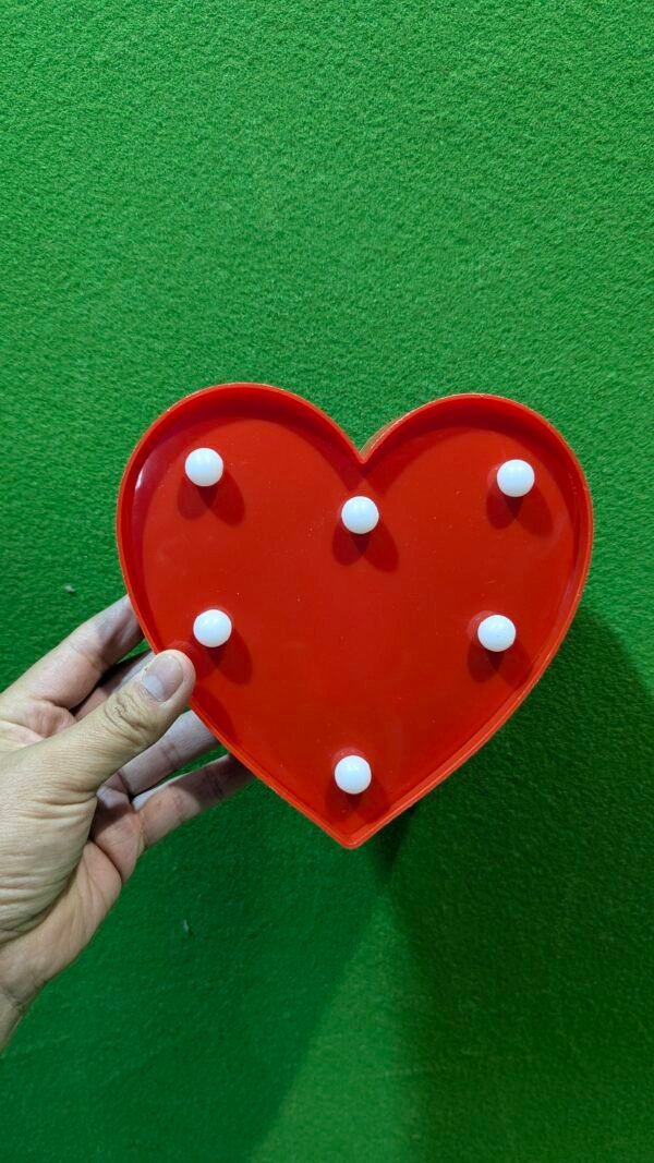Corazón Luminoso con Luz Blanca Cálida - Imagen 6