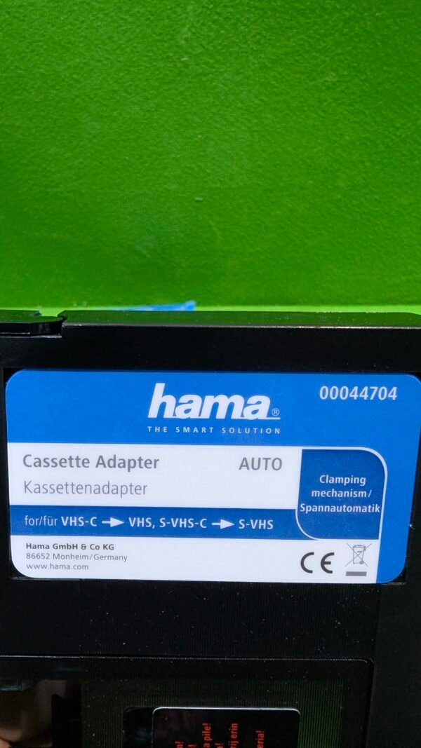 Hama VHS-C/VHS Adaptador de cassette 00044704, VHS-C/VHS - Imagen 6