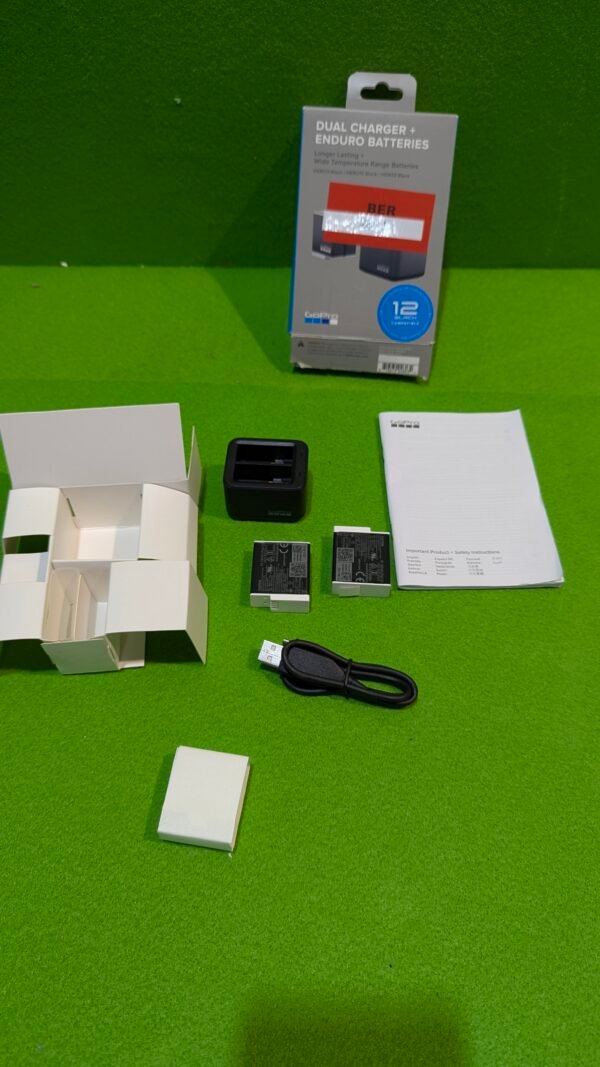GoPro Cargador de batería dual + 2 baterías Enduro - Imagen 3