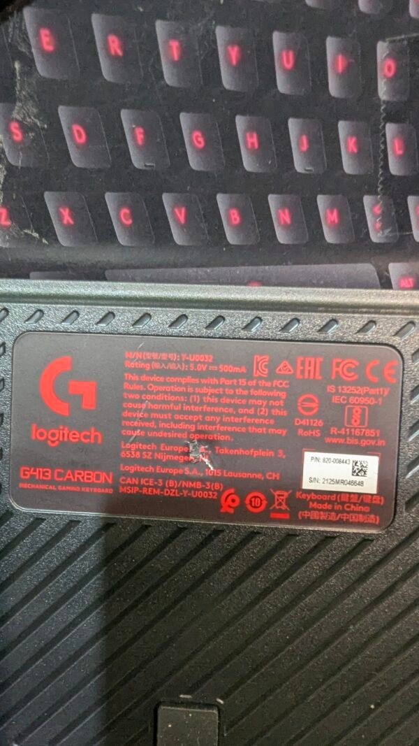 Logitech G413 Teclado Gaming Mecánico Carbón - Imagen 11