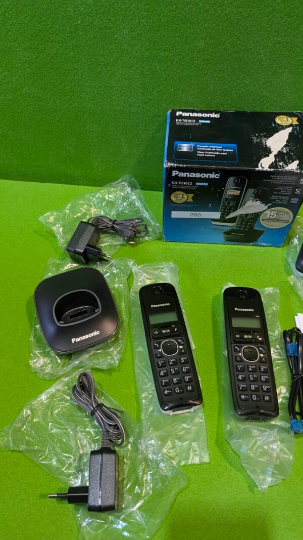 Panasonic KX-TG1612SP1 Teléfono Inalámbrico Digital DECT, Unidad Base y 2 Auriculares - Imagen 6
