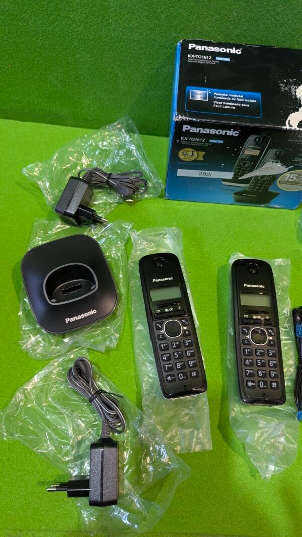 Panasonic KX-TG1612SP1 Teléfono Inalámbrico Digital DECT, Unidad Base y 2 Auriculares - Imagen 7