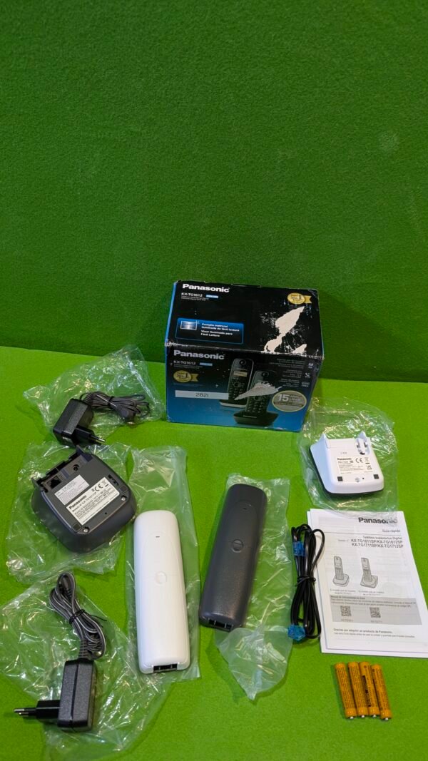 Panasonic KX-TG1612SP1 Teléfono Inalámbrico Digital DECT, Unidad Base y 2 Auriculares - Imagen 3