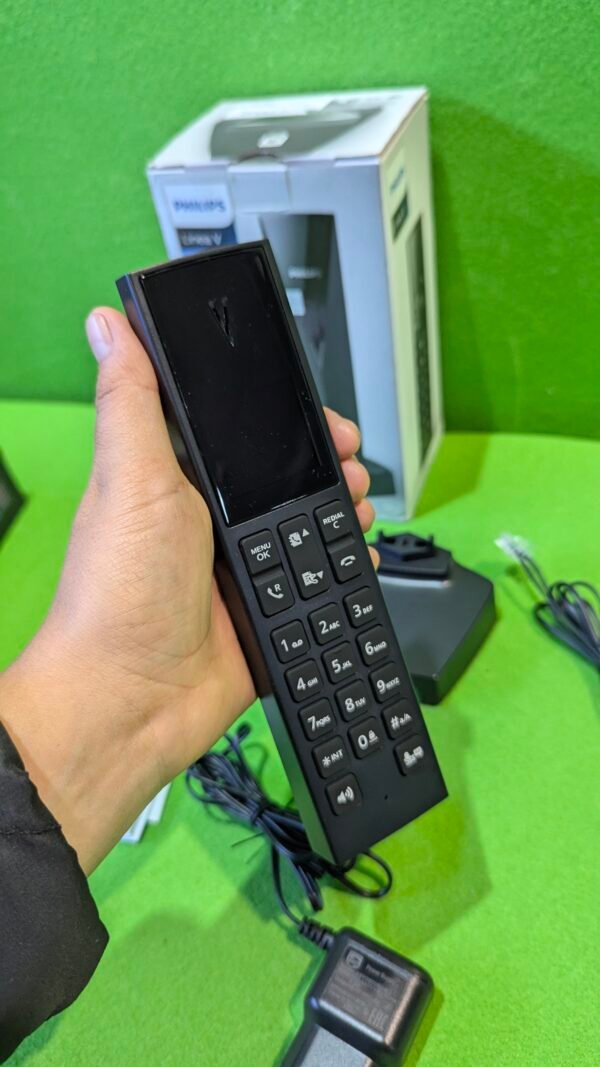 Philips Linea V DECT Design M3551B/38 - Teléfono inalámbrico con contestador automático (Pantalla de 1,8" y Sonido HQ) - Imagen 7