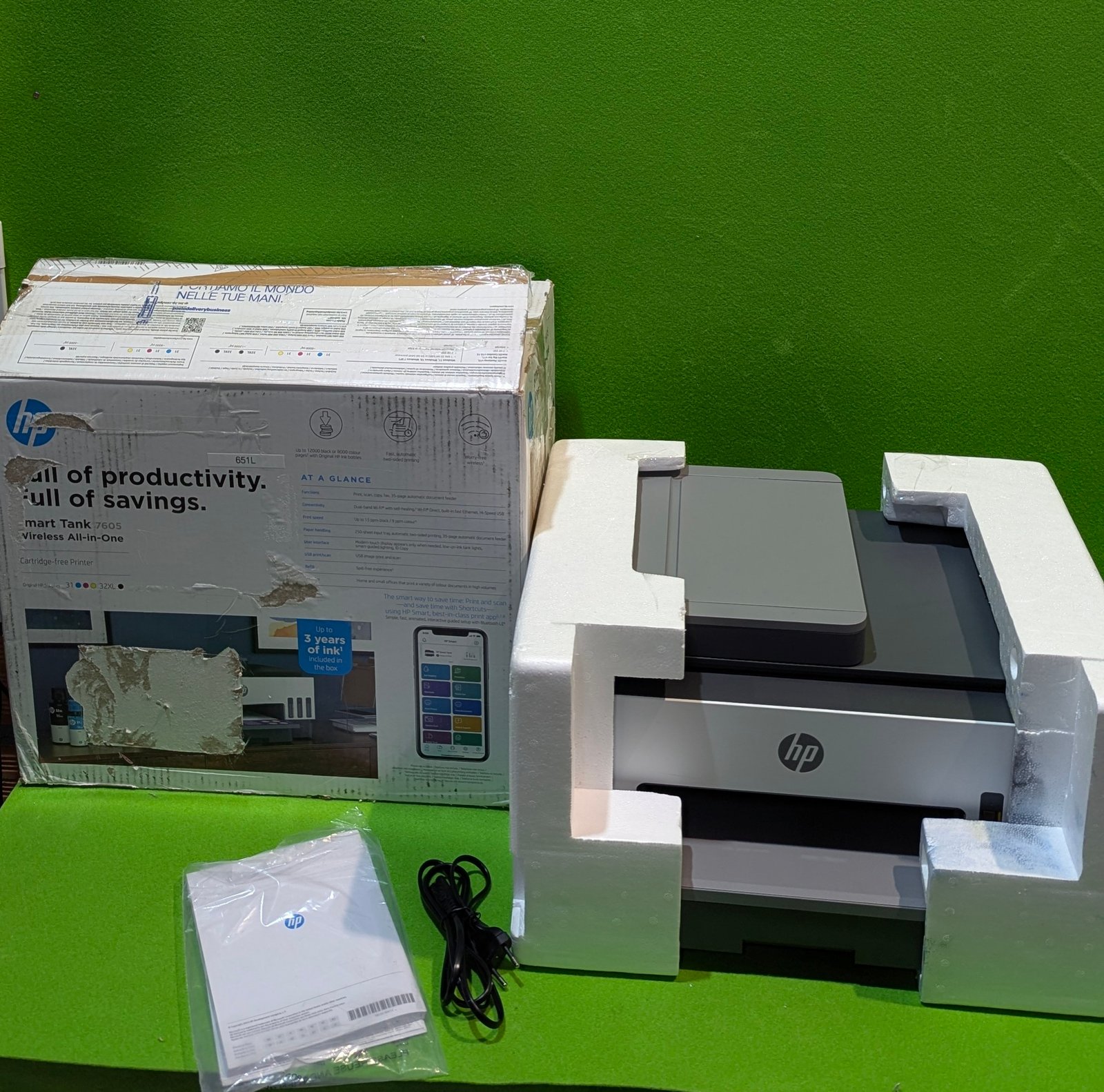HP Smart Tank 7605 - Impresora A4 Multifunción con Deposito de Tinta Recargable - Imagen 2