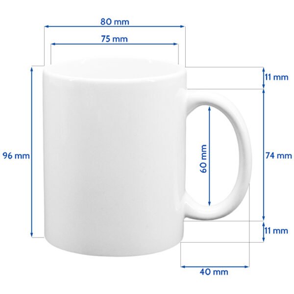 Taza blanca de alta calidad - Imagen 4