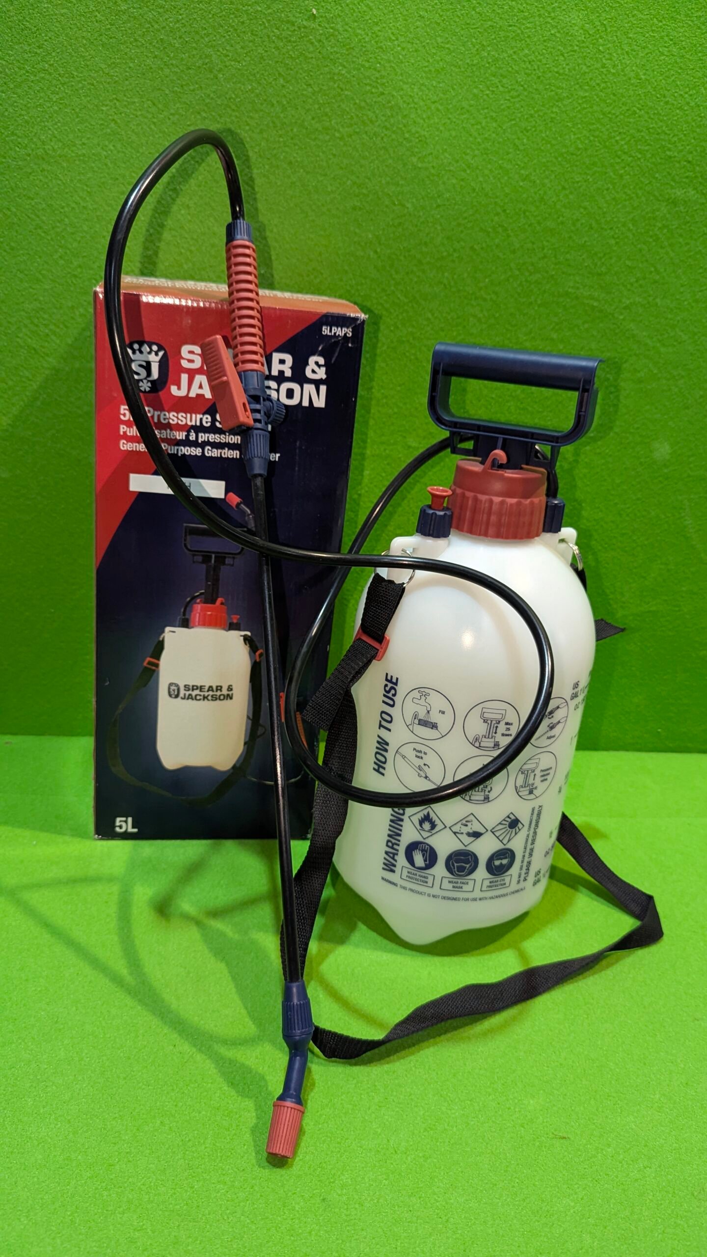 Pulverizador a presión con bomba de 5 litros - Imagen 2