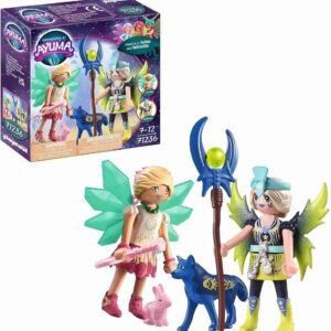 PLAYMOBIL Adventures of Ayuma Crystal y Moon Fairy con Animales del Alma