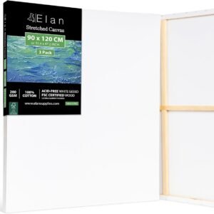Elan Lienzos Preestirados 90x120, 3-PACK CON DEFECTO
