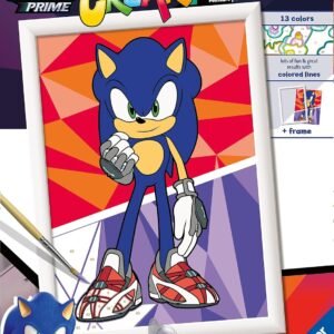 Ravensburger Creart D: Sonic Prime | Pintar por Numeros Niños