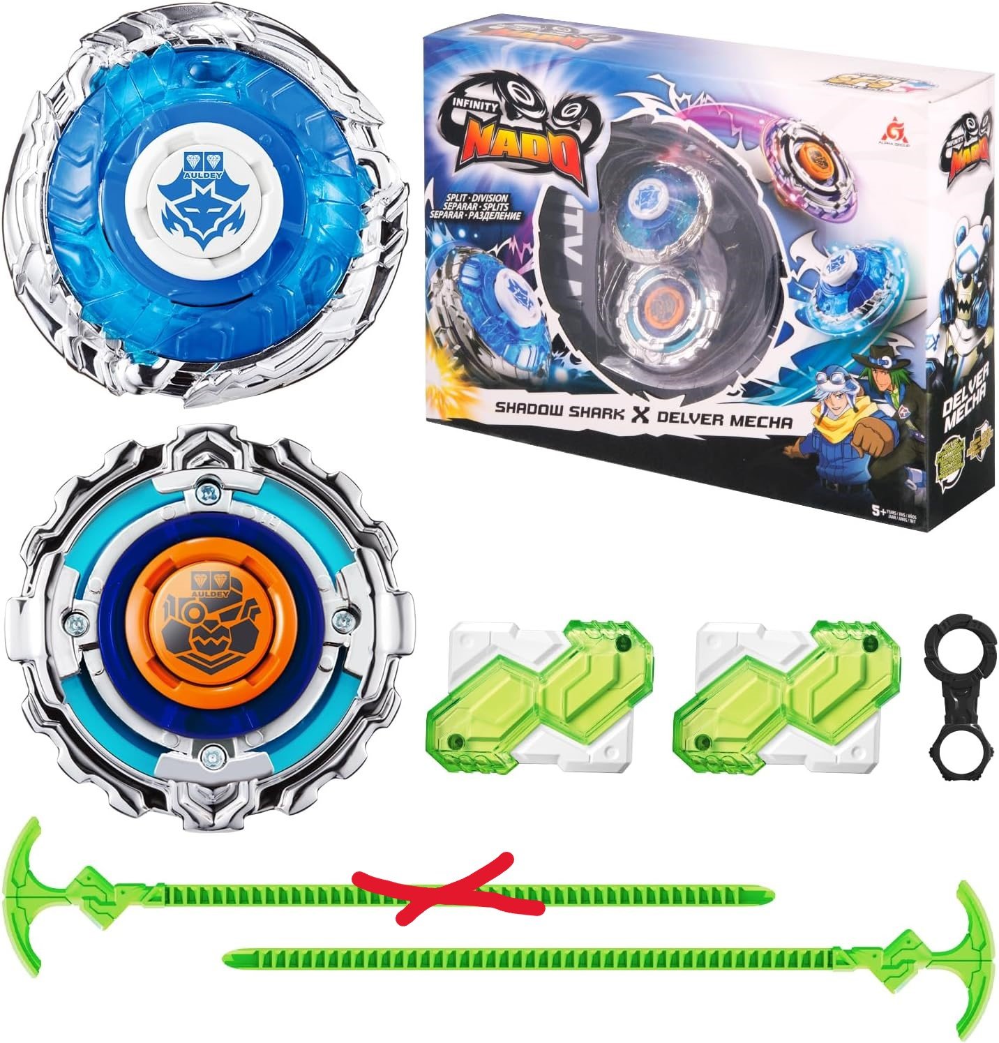 Peonzas INFINITY NADO para niños de juguete de metal