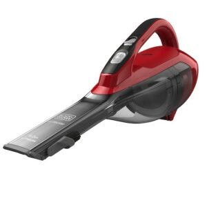 Black+Decker Aspirador Recogetodo ciclónico inalámbrico, Gris/Rojo, 10.8 V DVA315J-QW