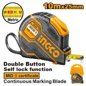 Flexómetro Pro 10m x 25mm INGCO HSMT08101E
