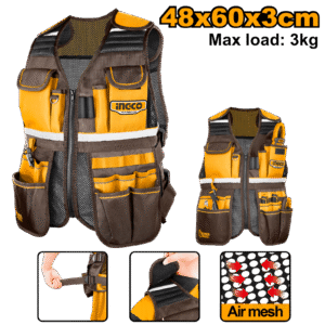 Chaleco portaherramientas INGCO HTVT09028