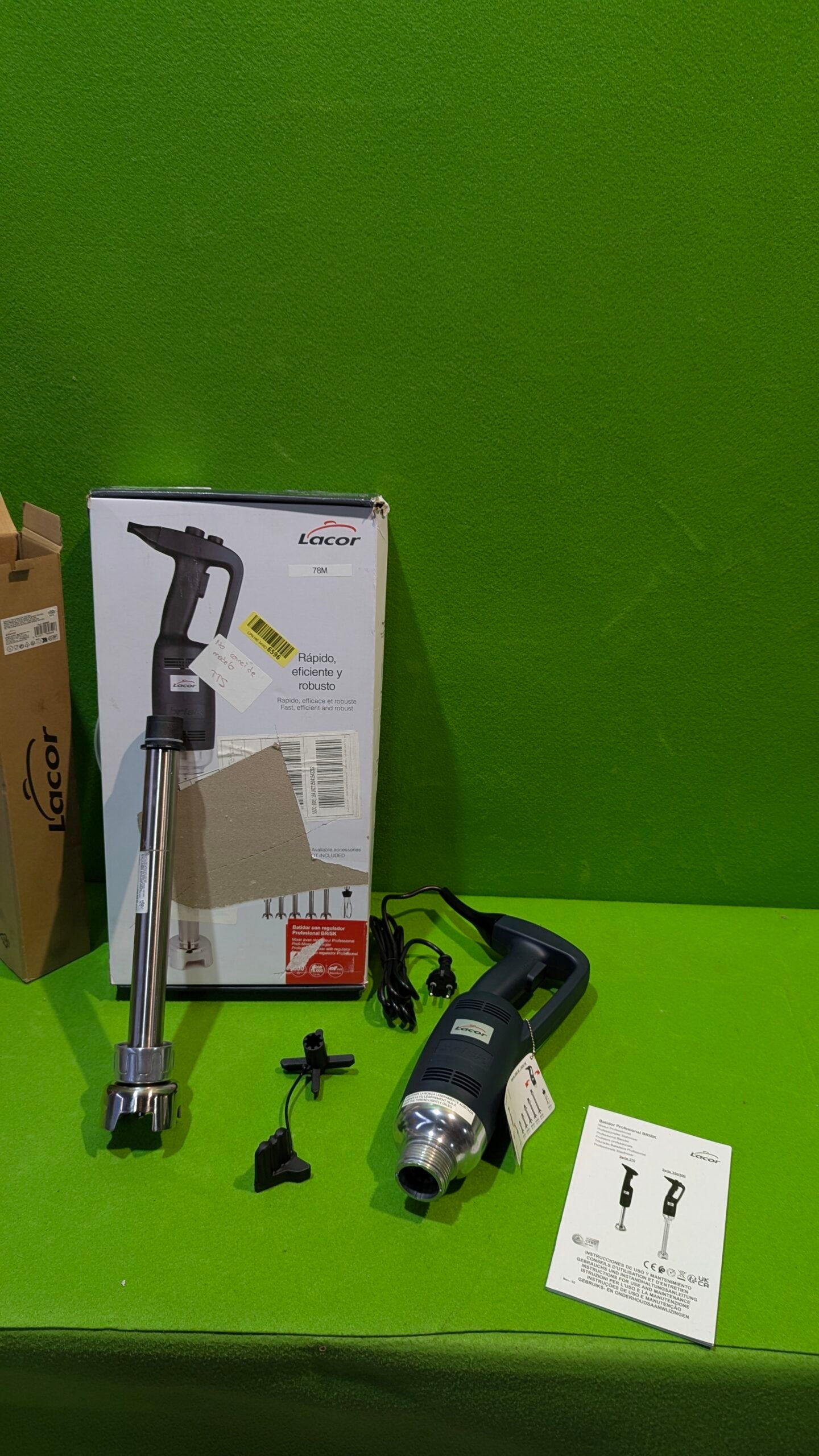 LACOR Brisk Batidora de mano, Trituradora Profesional - Imagen 2